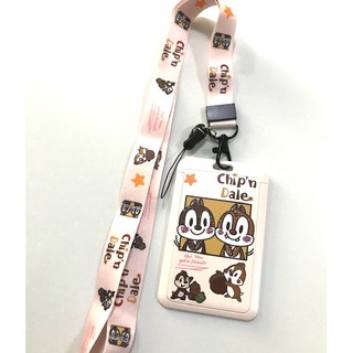 CHIP AND DALE  ที่ใส่บัตร ซองใส่บัตร ที่ใส่บัตร พร้อมสายคล้องคอ(2cm) ลาย CHIP AND DALE   สำหรับบัตร 5.5x8.5cm PMYL