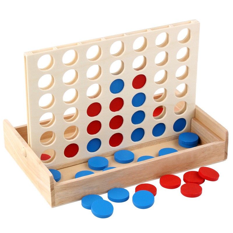 เกมส์เรียงสี่ 4 in row เกมเรียงสี่ ทำจากไม้ Connect Four