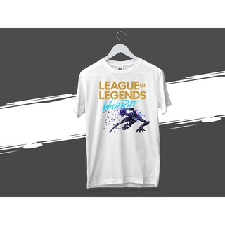 เสื้อยืดเกมส์ league of legends wild rift เสื้อ Cotton