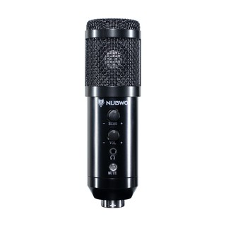 [ของแท้][ประกันศูนย์ 1 ปี] Nubwo ไมโคโฟน CONDENSER MICROPHONE M24 USB พร้อมขาตั้ง+HEADPHONE JACK ใช้งานง่าย