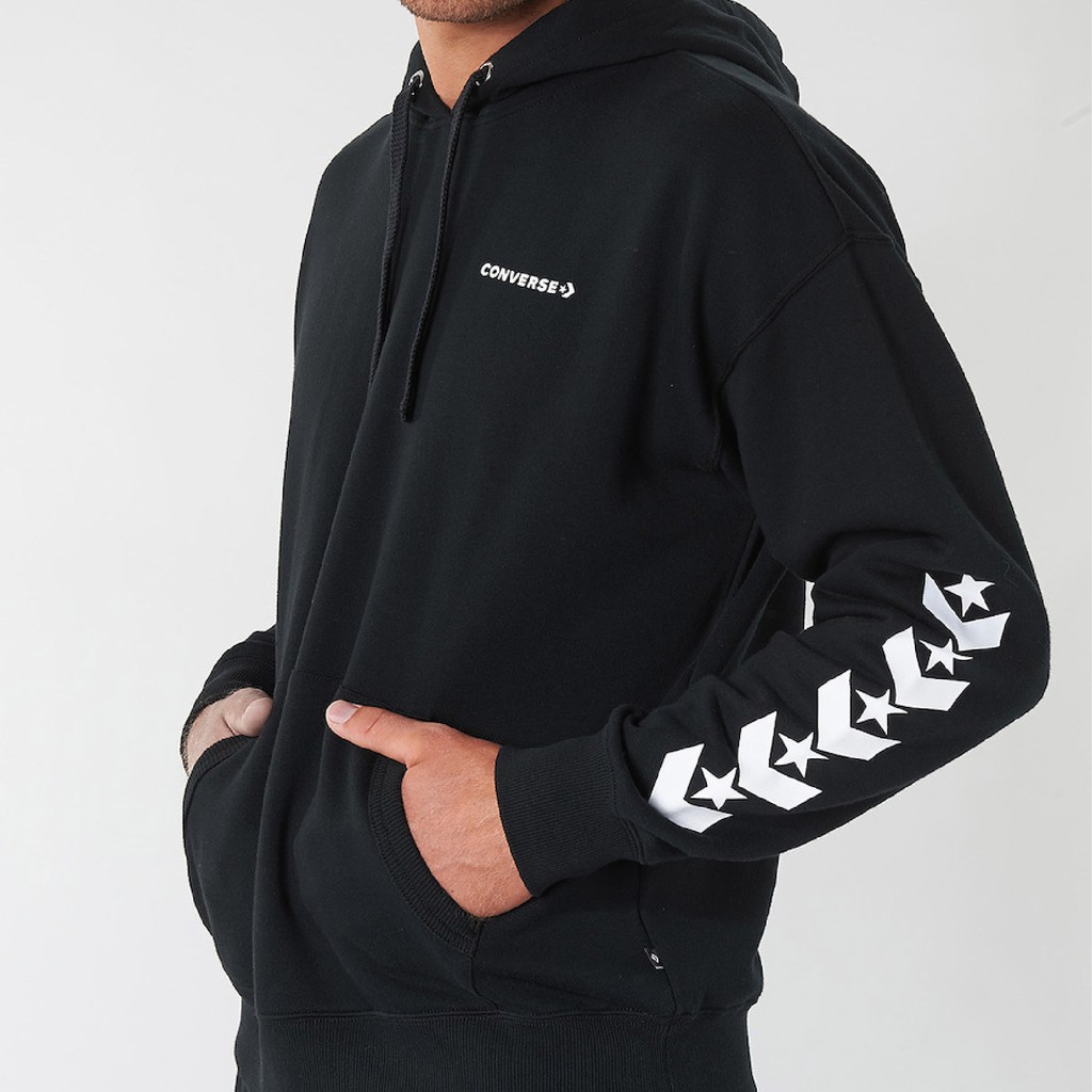 Converse เสื้อคลุม Repeated Star Chevron PO Hoodie