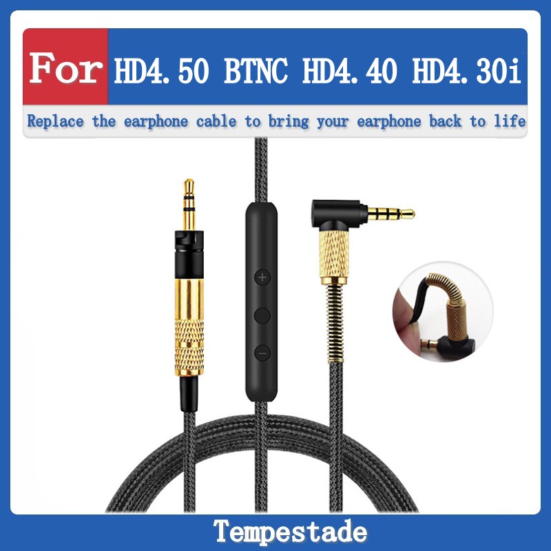 สายเคเบิ้ลหูฟัง แบบเปลี่ยน สําหรับ Sennheiser HD4.50 BTNC HD4.40 HD4.30 i