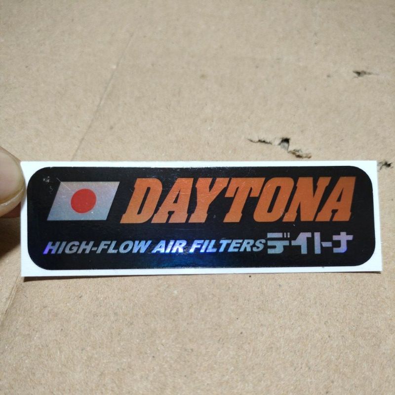 Daytona High Flow กรองอากาศสติ๊กเกอร์โฮโลแกรม