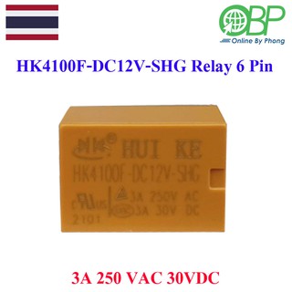 HK4100F-DC12V-SHG Relay 6 pin