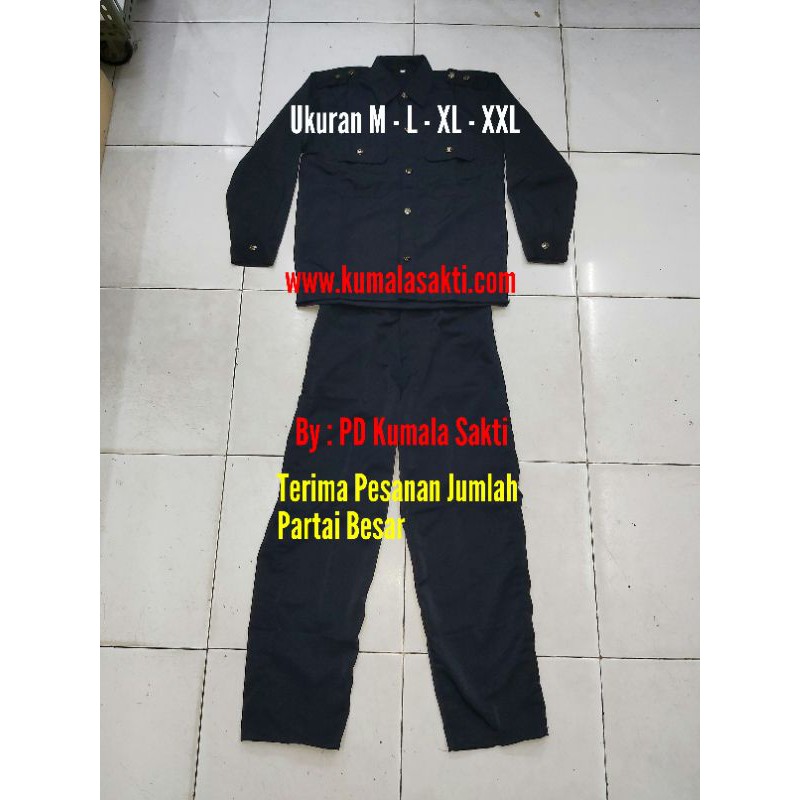 Long Blue Safari Paspampres-PDL Safari Uniform-Security Hat-Security T-Shirt-Security Vest