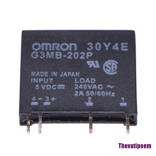 【THAM】รีเลย์โซลิดสเตท Pcb G3Mb-202P 2A 250V 3-5Vdc