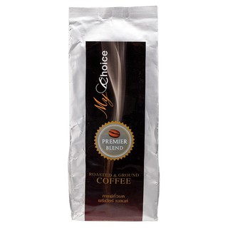 มายช้อยส์กาแฟคั่วเม็ดพรีเมียร์เบลนด์ 250กรัม My Choice Roasted Coffee Premier Blend 250g.