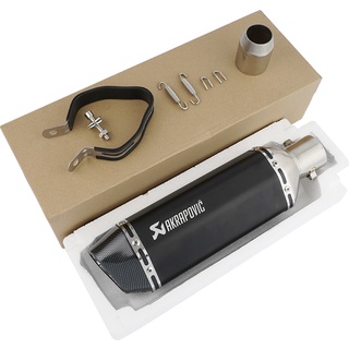 Akrapovic14นิ้วคาร์บอนเคฟล่าโลโก้เลเซอร์ ปลายท่อ2นิ้ว ท่อarไอเสียพร้อมตัวเก็บเสียงR15 mt-15 xsr msx cbr150ใช้ได้ทุกรุ่น