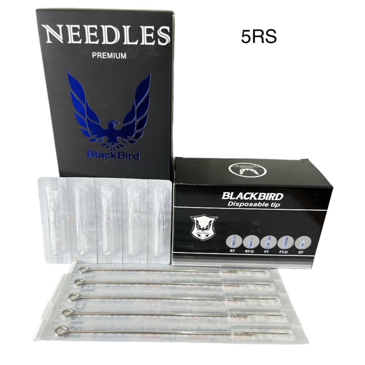 อุปกรณ์เดินเส้น 5RS พร้อมปลาย ชุด5เล่ม ปลาย5ชิ้น