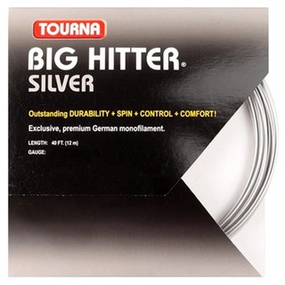 TOURNA BIG HITTER เอ็นไม้เทนนิส Silver 40ft/12m.- tennis