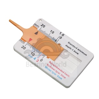 เครื่องวัดความลึกยางรถ 0-20 มม. เครื่องมือวัดสำหรับ วัดความลึกยาง Vernier Caliper Gauge