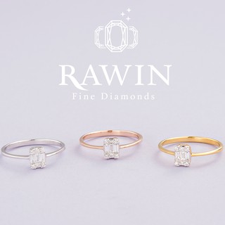 Rawin Diamonds แหวนเพชร Baguette Cut