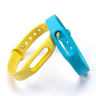 สายคล้องนาฬิกาข้อมือซิลิโคน สำหรับ Xiaomi Mi Band 1 1S