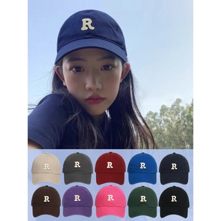 COD/หมวกแก๊ปเบสบอล ปัก ตัวอักษร R cap (มี 7 สี) หมวกแฟชั่นเกาหลี🧢