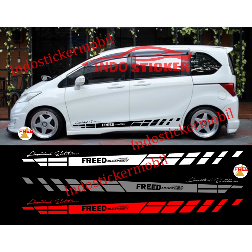รายชื่อสติ๊กเกอร์รถยนต์ honda freed ตัดแถบสติกเกอร์รถยนต์ honda freed Jazz mobilo แบบกําหนดเอง