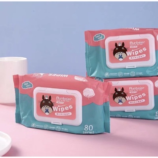 แพ็ค6ห่อ📍ทิชชูเปียก กระดาษเปียก Runbeier baby soft wipes