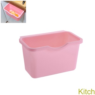 [Kitch]Kitchen Cabinet Door Plastic Basket Hanging Trash Can Waste Bin Garbage Bowl Box