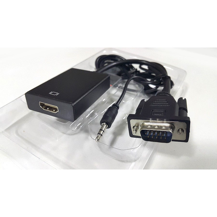 สายแปลง vga to hdmi ต่อจากช่องVGAคอมพิวเตอร์ หรือNotebook  ไปเข้าช่อง HDMi จอคอม จอ Projector จอTV จ