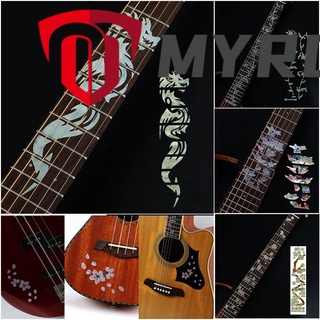 Myron สติ๊กเกอร์ Inlay Fretboard สําหรับติดตกแต่งกีตาร์ไฟฟ้า 22 สไตล์