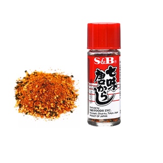 พริกป่นญี่ปุ่น Shichimi Togarashi S&amp;B Chili Pepper 15g.