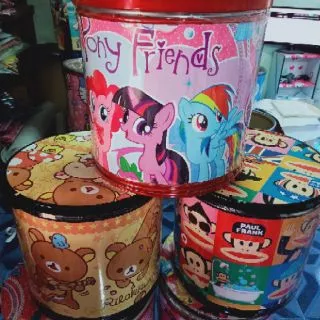ออมสินยักษ์ ลายน่ารักถังเก็บเงิน นั่งได้ ล๊อคได้