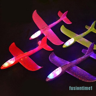 (Fusiontime1) เครื่องบินโฟม พร้อมไฟ Led ขนาด 48 ซม. สําหรับ