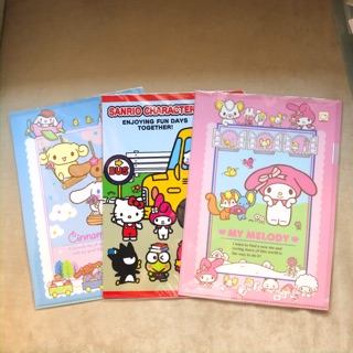 แฟ้มA4 ลายสิขสิทธิ์sanrio