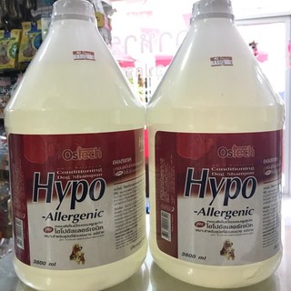 Ostech Hypo-Allergenic แชมพูสุนัข สูตรอ่อนโยน สำหรับสุนัขแพ้ง่าย (3800 ML)