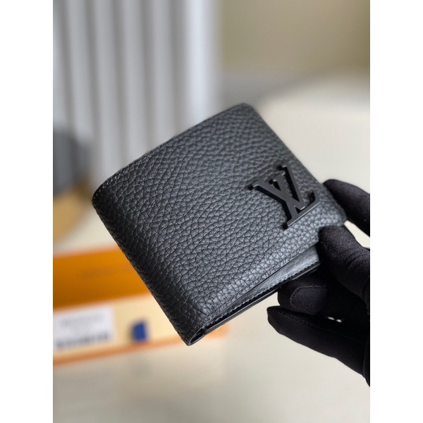 พรี Louis Vuitton Lv walletกระเป๋าสตางค์ หนังแท้กระเป๋า​บัตรคลัทช์แฟชั่น​ แบรนด์​ รุ่น​เดียว​กัน​ดารา​ size: 7.5x11x1cm