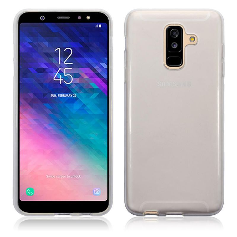 SamSung Galaxy A6 - A6 Plus 2018 เคสซิลิโคนยืดหยุ่นโปร่งใส 0.5 มม. บางเฉียบ