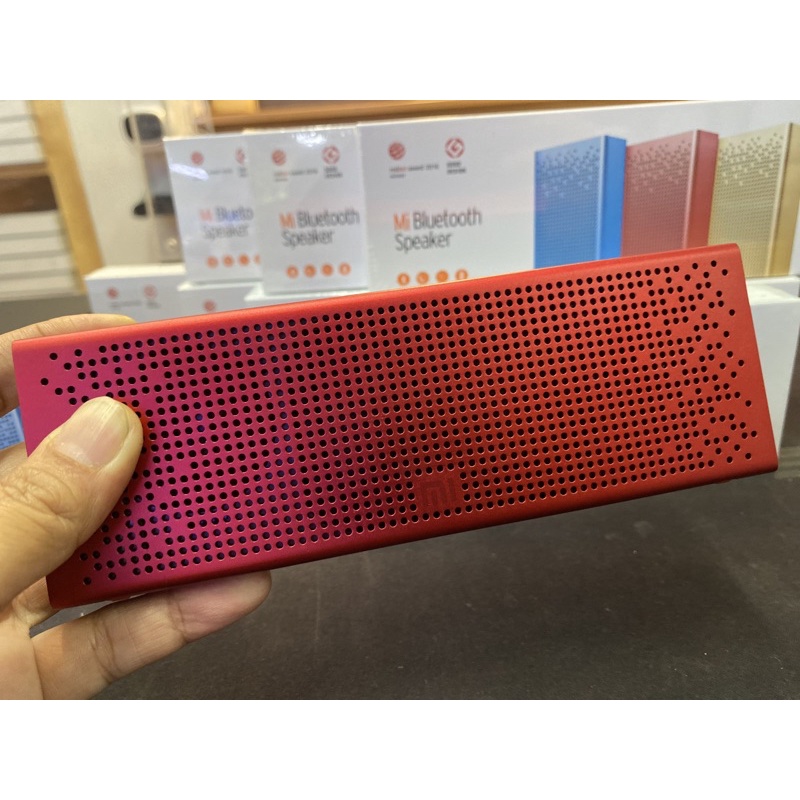 Xiaomi Mi Bluetooth Speaker (MDZ-26-DB) สินค้าใหม่ ยังไม่แกะซีล ของแท้  100% ตัดประกันศูนย์ ประกันร้าน 1 เดือน / สีแดง
