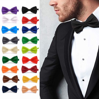 หูกระต่าย โบว์ไท โบว์ 12*5.5cm Men Prom Formal Party Pre Tied Bowtie Tuxedo Necktie Bow Tie Bowknot Accessories Bowtie