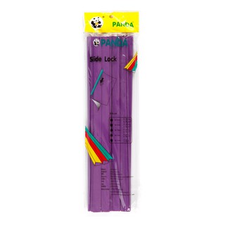 สันรูด 3 มม. สีม่วง แพ็ค12อัน แพนด้า/Purple ridge 3 mm. Pack 12 pieces Panda