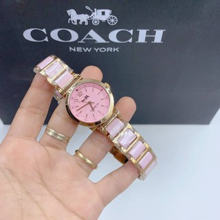 Coach แท้ (เครื่องหิ้ว) ตัวเรือนสายเลส Code:W4D200164