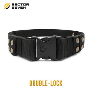 เข็มขัดสนาม Sector Seven หัว Double-Lock เข็มขัดสนาม เข็มขัดทหาร