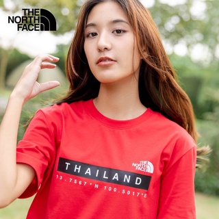 H T-shirt THE NORTH FACE S/S THA GPS TEE - AP TNF RED เสื้อยืดแขนสั้น เสื้อผ้าผู้ชาย เสื้อผ้า Unisex