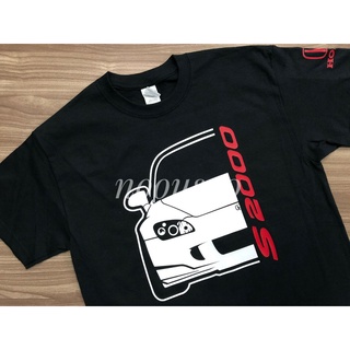 ขายดี เสื้อท็อป ผ้าฝ้าย พิมพ์ลาย Honda S2000 แฟชั่น สําหรับแข่งรถ