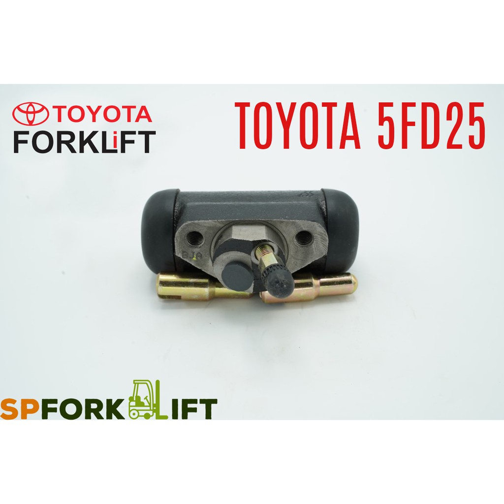 กระบอกเบรกล่าง เบรคล้อ FORKLIFT TOYOTA 5FD20-25 แบบน้ำมันเบรค ลูกสูบ 1" 1/8"