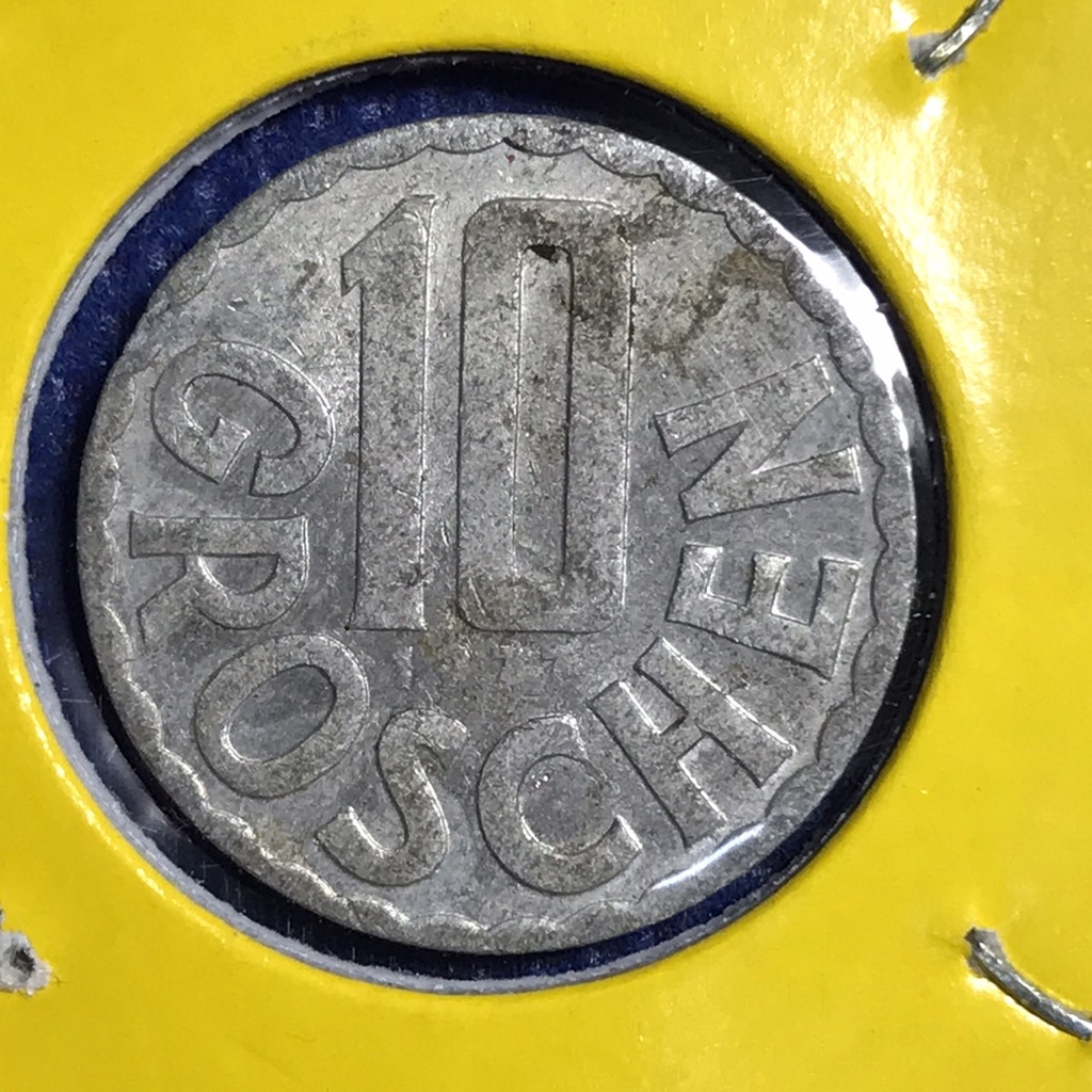 เหรียญเก่า#14707 ปี1977 ออสเตรีย 10 GROSCHEN เหรียญต่างประเทศ เหรียญสะสม เหรียญหายาก