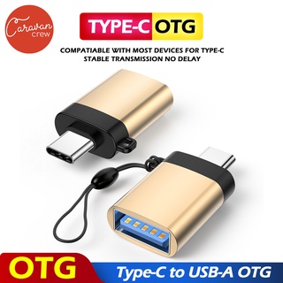 Caravan Crew Metal USB-C Type C Male to USB 3.0 Female OTG Sync Charging Adapter Connector Adapter Mini Data