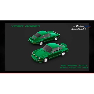 Curitiba64 x Timothy &amp; Pierre 1/64 : Porsche 911 Carrera RS 2.7 Viper Green