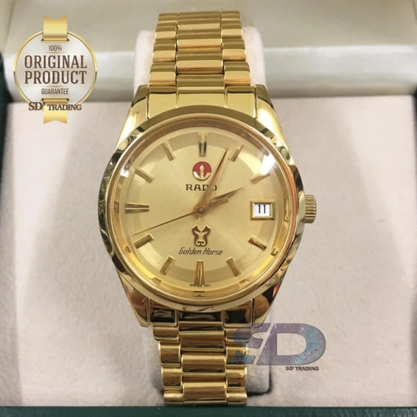 RADO Golden Horse Automatic Men's Watch เรือนทอง รุ่น 633-3649-2-063 - สีทอง