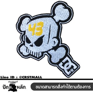 อาร์มรีดติดเสื้อผ้า ปักลาย DC แผ่นรีดติดผ้า ปักลาย DC ตัวรีดติดผ้า ปักลาย DC แผ่นรีดติดผ้าลาย การ์ตูน DC ตัวรีด ลาย  DC