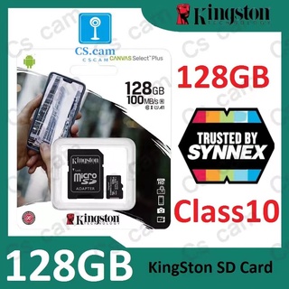 Kingston micro SD CARD 128GB Class 10 ( ของแท้ประกันศุนย์ )