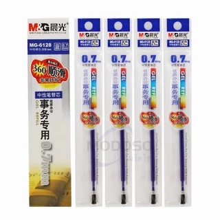 M&G ไส้ปากกาเจล 0.7mm MG-6128 จำนวน 20ชิ้น สินค้ามีคุณภาพ ใช้กับปากกาเจล รุ่นGP1111/W-415/W-369/W-377(ราคาต่อกล่อง）#M&G