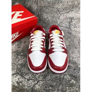 Nike Dunk Low Retro “Gym Red ”สีขาวแดง