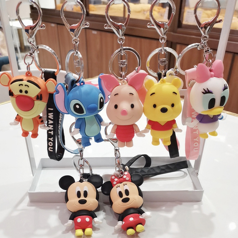 พวงกุญแจห้อยกระเป๋า ลายการ์ตูนน่ารัก สไตล์เกาหลี
