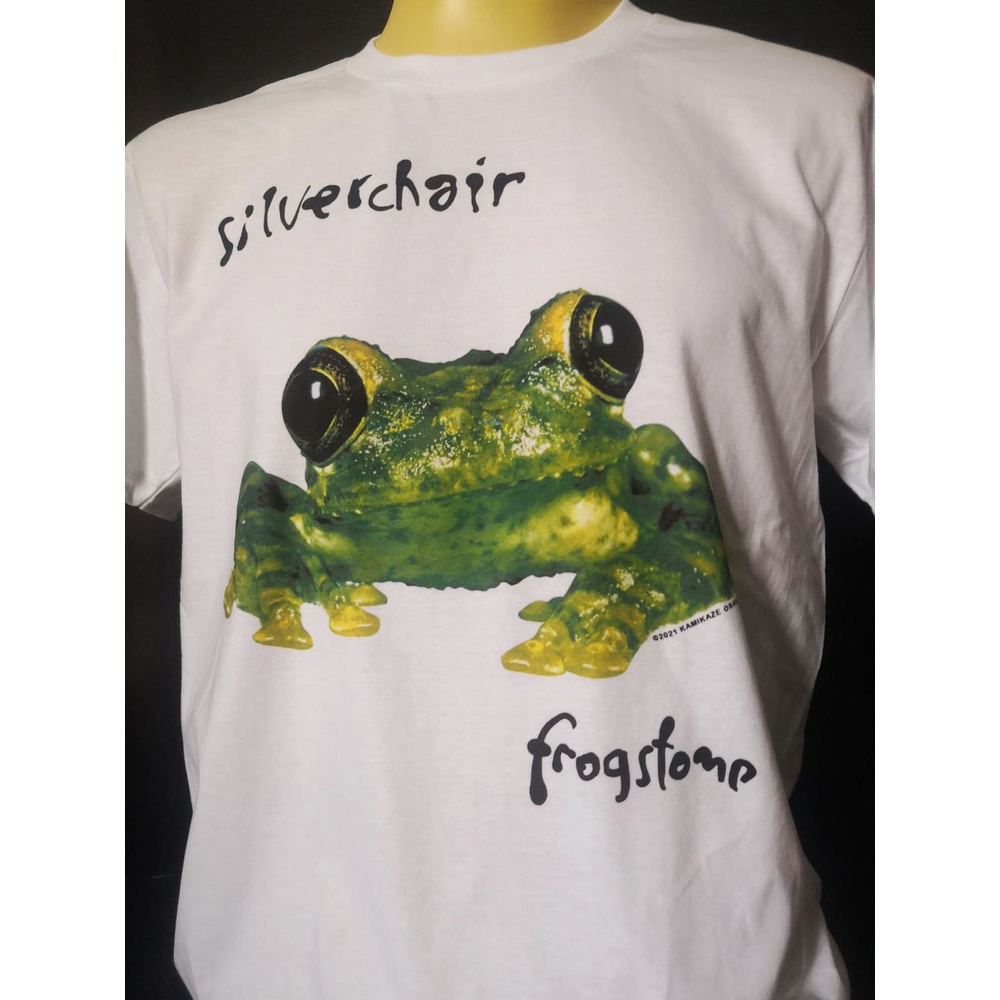 เสื้อยืดสีขาวเสื้อวงนำเข้า Silverchair Frogstomp Grunge Alternative Rock Nirvana Radiohead Oasis Blur Style Vintage T-Sh