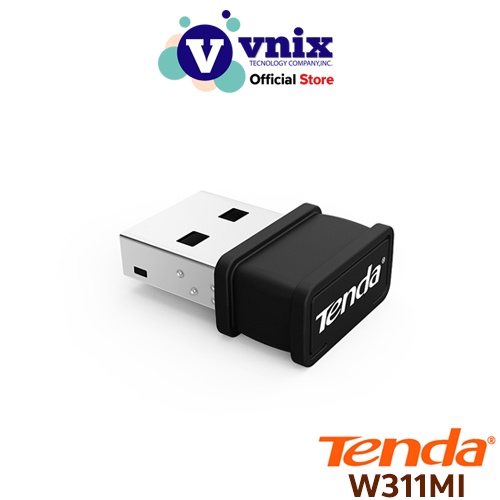 Tenda ตัวรับสัญญาณ WiFi รุ่น W311MI อุปกรณ์ 150Mbps Auto-Install Wireless Nano USB Adapter