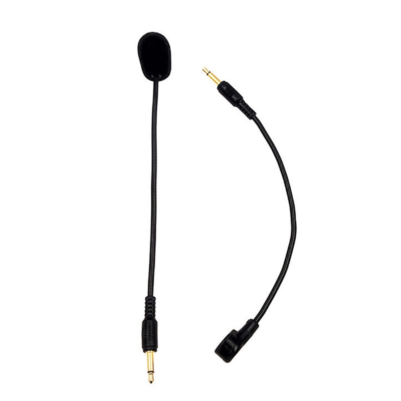 Allilivefoua 190 มม.ความยาวรวมรอบทิศทาง Hifi Mics ชุดหูฟังสําหรับเล ่ นเกม Bendable Mic